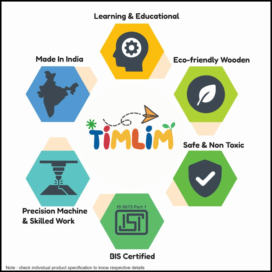 Timlim™ Wooden Tetris Puzzle Set