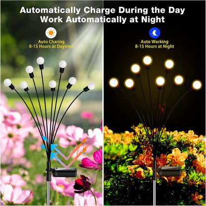 Enchanting Firefly Lights : Unique Solar Powered Garden Lights (Multi Sets)